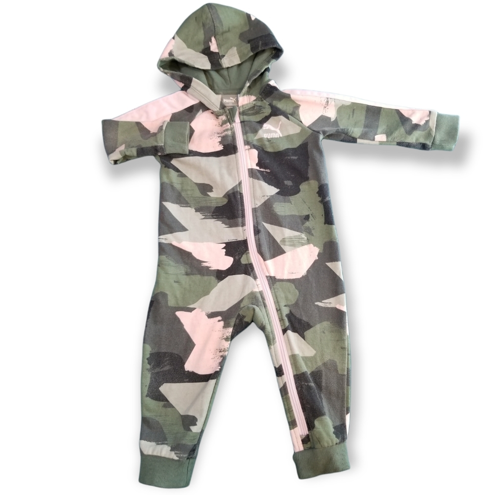 Puma Army Fatigue Hooded Jumpsuit 12M